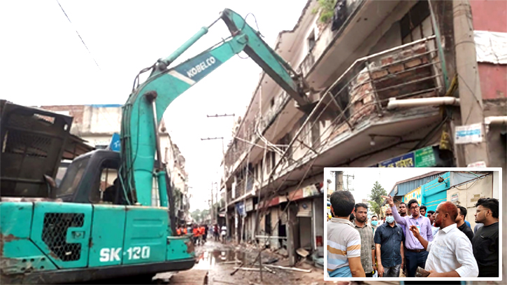রূপগঞ্জে ৫০টি দোকান ও ৪টি বহুতল ভবন উচ্ছেদ রূপগঞ্জে ৫০টি দোকান ও ৪টি বহুতল ভবন উচ্ছেদ
