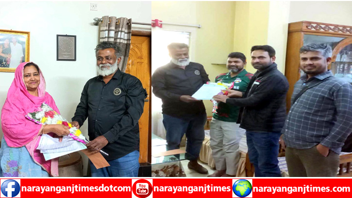 বকেয়া কর পরিশোধ করে ফুলেল শুভেচ্ছা পেলেন ১৩নং ওয়ার্ডবাসী বকেয়া কর পরিশোধ করে ফুলেল শুভেচ্ছা পেলেন ১৩নং ওয়ার্ডবাসী
