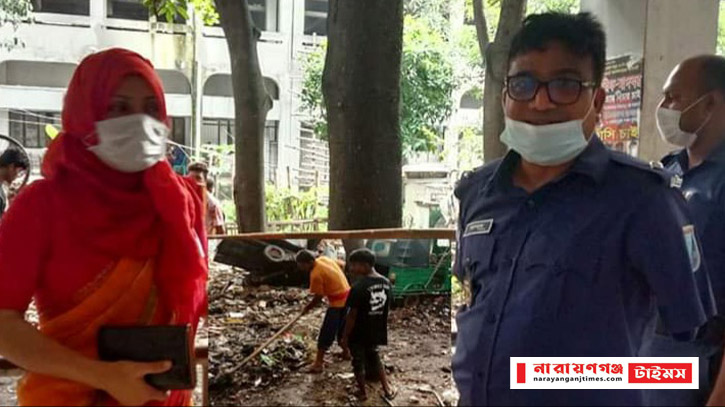 আদালতের রেকর্ডরুম ও জিআরও শাখার আঙ্গিনায় ফুল বাগানের পরিকল্পনা 