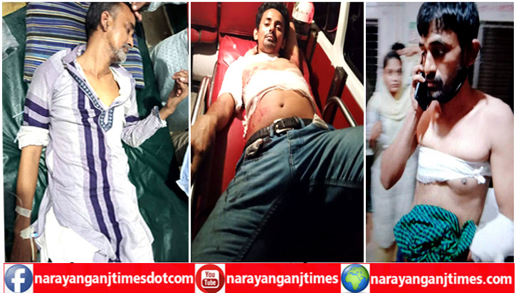 সন্ত্রাসীদের ছুরিকাঘাতে সাংবাদিক রাশিদ চৌধুরীসহ আহত ২ সন্ত্রাসীদের ছুরিকাঘাতে সাংবাদিক রাশিদ চৌধুরীসহ আহত ২