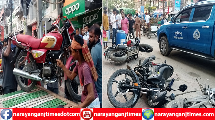 শহরের ফুটপাতে নির্বিঘ্নে চলাচলের জন্য পুলিশের উচ্ছেদ অভিযান শহরের ফুটপাতে নির্বিঘ্নে চলাচলের জন্য পুলিশের উচ্ছেদ অভিযান