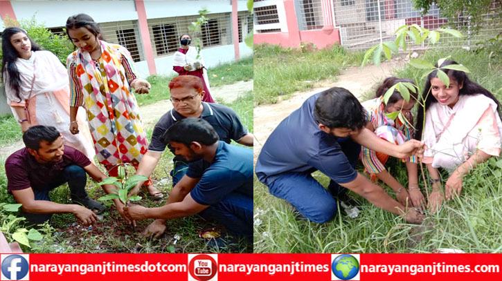 নারায়ণগঞ্জ প্রথম আলো বন্ধুসভার বৃক্ষরোপণ কর্মসূচী পালিত