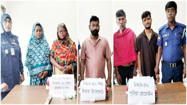 সিদ্ধিরগঞ্জে ইয়াবা ও হেরোইনসহ ৫ মাদক কারবারি গ্রেপ্তার