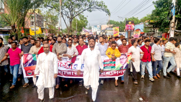 নবর্বষকে স্বাগত জানিয়ে মহানগর যুবদলের বৈশাখী শোভাযাত্রা  