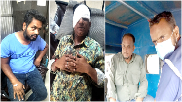 ফতুল্লায় সন্ত্রাসী হামলার শিকার সাংবাদিক হৃদয় ও হাবিব, আটক ১