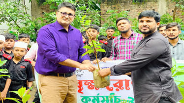  দেলপাড়া গিয়াসউদ্দিন ইসলামিক মডেল স্কুলের আয়োজনে বৃক্ষরোপণ  