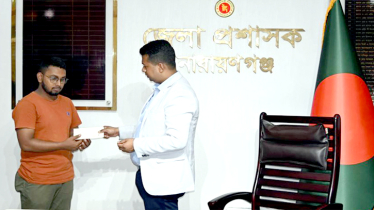 বৈষম্যবিরোধী আন্দোলনে আহত রুবেলের পাশে ডিসি জাহিদুল