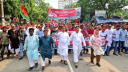 মে দিবসের শ্রমিক সমাবেশে মহানগর শ্রমিকদলের শোডাউন