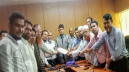 নারায়ণগঞ্জ জেলা সিভিল সার্জনকে স্বারকলিপি প্রদান