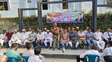 ফিলিস্তিনিদের প্রতি সংহতি প্রকাশ করে বৃহস্পতিবার মহানগর বিএনপির র‌্যালি