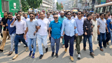 ঢাকার শ্রমিক সমাবেশে সজল- সাহেদের নেতৃত্বে মহানগর যুবদল