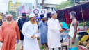 ফতুল্লা বাজারে এমপি প্রার্থী ইলিয়াস আহমদের গণসংযোগ
