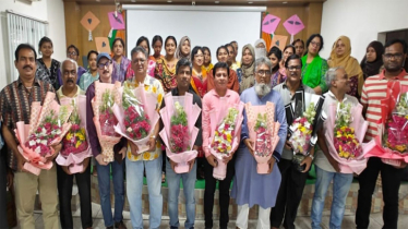 বিদ্যানিকেতন হাই স্কুলে প্রেসক্লাবের নব নির্বাচিত কমিটিকে সংবর্ধনা