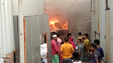 বন্দরে তুলার মিলে অগ্নিকাণ্ড 