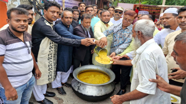 বন্দর থানা ২৫ নং ওয়ার্ড বিএনপির দোয়া ও খাবার  বিতরণ 
