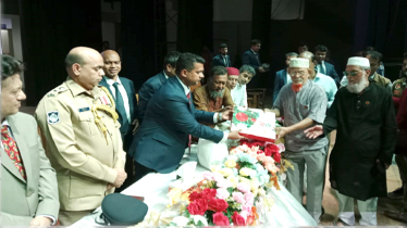 জেলা প্রশাসন নারায়ণগঞ্জের উদ্যোগে বীর মুক্তিযোদ্ধাদের সংবর্ধনা