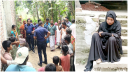 আড়াইহাজারে স্ত্রীর স্বীকৃতির দাবিতে স্বামীর বাড়িতে অনশন