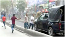 আইভীকে বহনকারী পুলিশের গাড়িতে হামলা, ককটেল বিস্ফোরণ