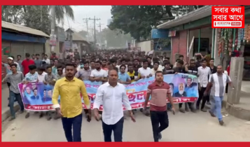 সোনারগাঁ উপজেলা ছাত্রলীগের আনন্দ মিছিল