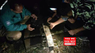 নারায়ণগঞ্জে মধ্য রাতে রেললাইনে নাশকতার চেষ্টা