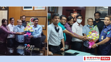 ডিসি-এসপির সঙ্গে টেলিভিশন সাংবাদিক নেতৃবৃন্দের সৌজন্য সাক্ষাত