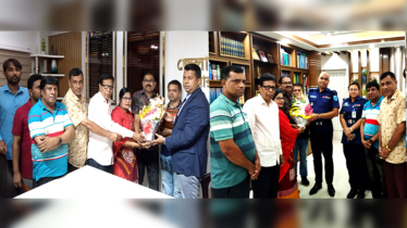ডিসি-এসপিকে লাঙ্গলবন্দ স্নান উদযাপন পরিষদের কৃতজ্ঞতা