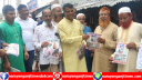 নৌকায় ভোট চেয়ে কালামের গণসংযোগ ও লিফলেট বিতরণ
