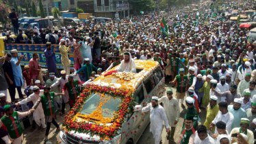 নারায়ণগঞ্জ শহরে বর্নাঢ্য  জশনে জুলুসের র‌্যালি (ভিডিও)