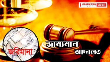 বন্দরে মাটি কেটার অভিযোগে ২ জনকে  ৩ লাখ জরিমানা