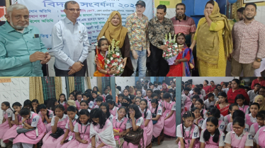 আদর্শ শিশু সরকারি প্রাথমিক বিদ্যালয়ে বিদায় সংবর্ধনা 