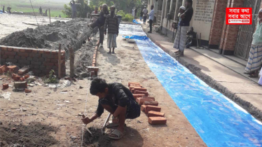 বন্দরে সালামত উল্লাহ ফাউন্ডেশনের অর্থায়নে রাস্তা নির্মাণ