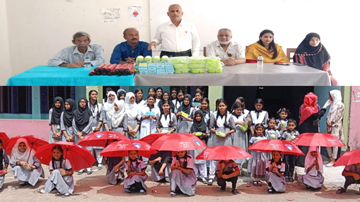 নারায়ণগঞ্জে শিক্ষার্থীদের মাঝে দুদুক’র শিক্ষা সামগ্রী বিতরণ