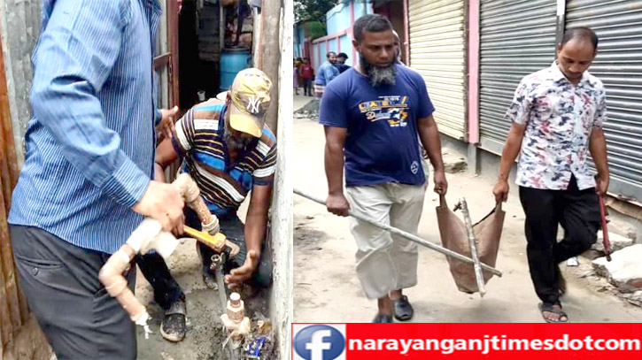 সিদ্ধিরগঞ্জে ৮২ টি বাড়ির অবৈধ গ্যাস সংযোগ বিচ্ছিন্ন, জরিমানা