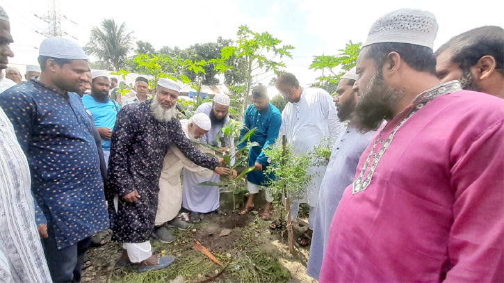 বন্দরে বৃক্ষ রোপনের মধ্যে দিয়ে জামায়াতের জাতীয় সমাবেশ সফল করতে গণসংযোগ