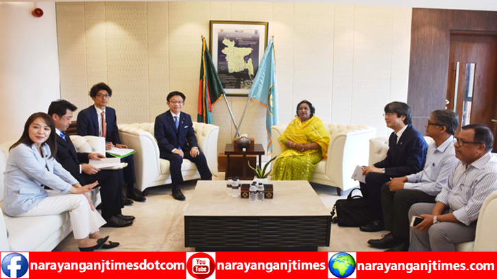 মেয়র আইভীর সাথে মতবিনিময় করলেন জাপান সরকারের প্রতিনিধি দল মেয়র আইভীর সাথে মতবিনিময় করলেন জাপান সরকারের প্রতিনিধি দল