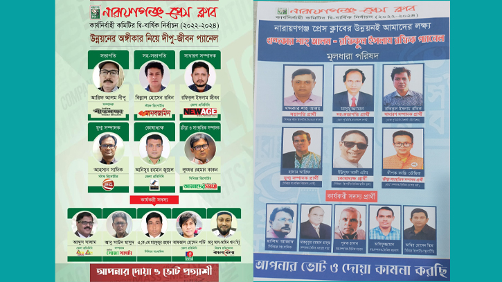 নারায়ণগঞ্জ প্রেসক্লাব নির্বাচনে ১১ পদে ২২ জন লড়ছেন নারায়ণগঞ্জ প্রেসক্লাব নির্বাচনে ১১ পদে ২২ জন লড়ছেন