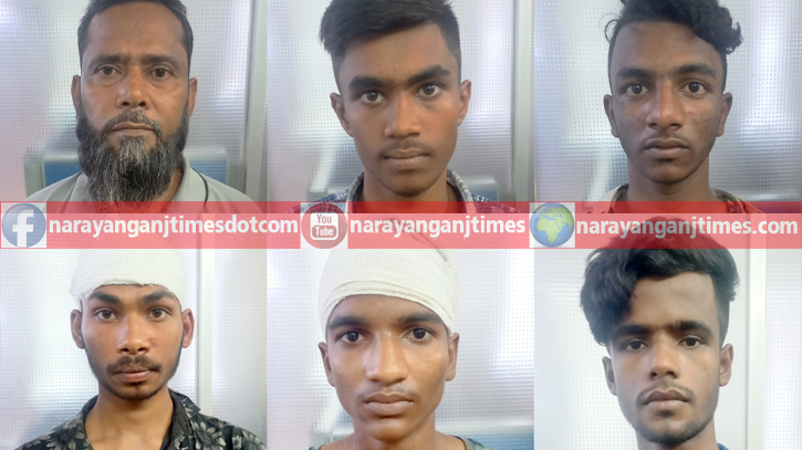 ফতুল্লায় সাল্লু ও রাজু বাহিনীর ৬ সন্ত্রাসী অস্ত্রসহ গ্রেপ্তার ফতুল্লায় সাল্লু ও রাজু বাহিনীর ৬ সন্ত্রাসী অস্ত্রসহ গ্রেপ্তার