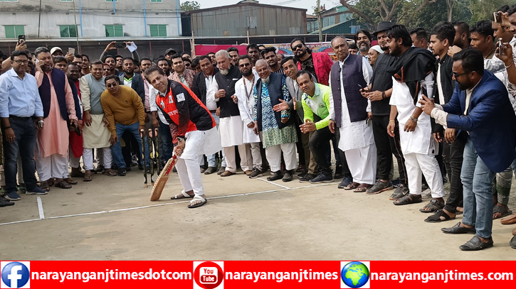 সোনারগাঁয়ে এসপিএল টি-টুয়েন্টি ক্রিকেট টুর্নামেন্ট উদ্ধোধন