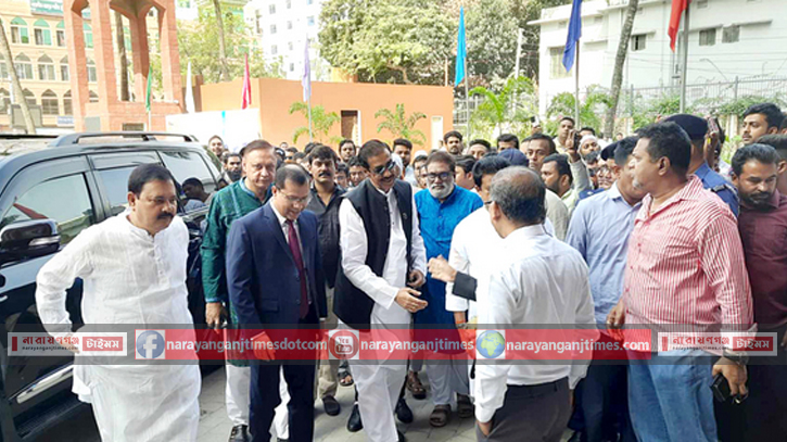 প্রথমবারের মতো নগর ভবনে শামীম ওসমান প্রথমবারের মতো নগর ভবনে শামীম ওসমান
