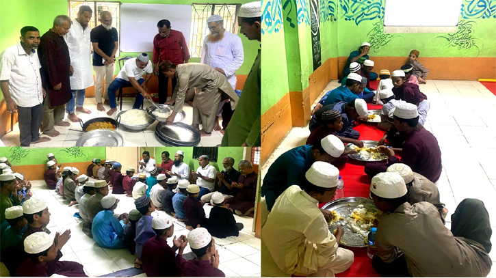 শহীদ রাষ্ট্রপতি জিয়াউর রহমানের জন্য বাবুলের দোয়া ও এতিমখানায় খাবার বিতরণ