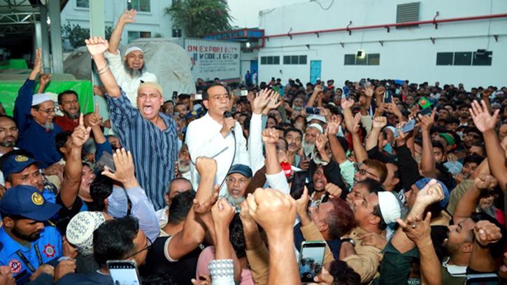 জীবন বাজি রেখে কাজ করার প্রত্যয় নিয়ে নির্বাচনের মাঠে ফিরলেন মাসুদ