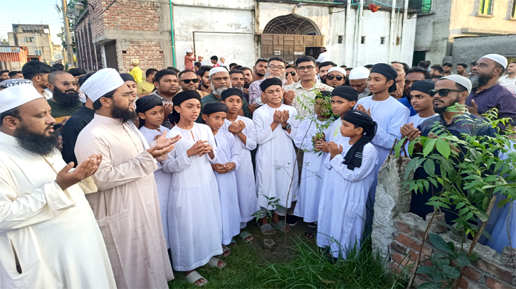 নারায়ণগঞ্জ জেলা স্বেচ্ছাসেবক দলের বৃক্ষরোপণ কর্মসূচি ও দোয়া  নারায়ণগঞ্জ জেলা স্বেচ্ছাসেবক দলের বৃক্ষরোপণ কর্মসূচি ও দোয়া