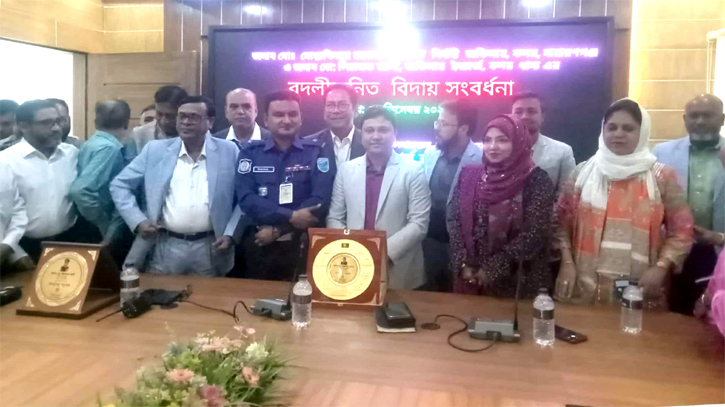 বন্দরে ইউএনও ও ওসির বিদায় সংবর্ধনা অনুষ্ঠিত  