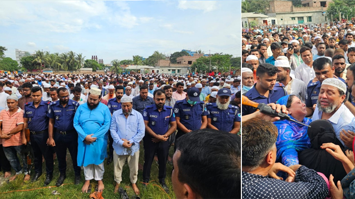 প্যারোলে মুক্তি পেয়ে স্ত্রীর জানাযায় মতি, কান্নাজড়িত কণ্ঠে চাইলেন ক্ষমা প্যারোলে মুক্তি পেয়ে স্ত্রীর জানাযায় মতি, কান্নাজড়িত কণ্ঠে চাইলেন ক্ষমা