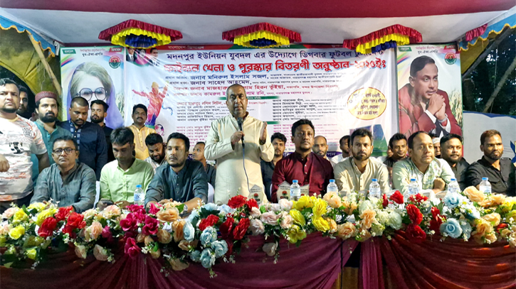 খেলাধুলার মাধ্যমেই যুবকদের সঠিক পথে ফিরিয়ে আনা সম্ভব : সজল