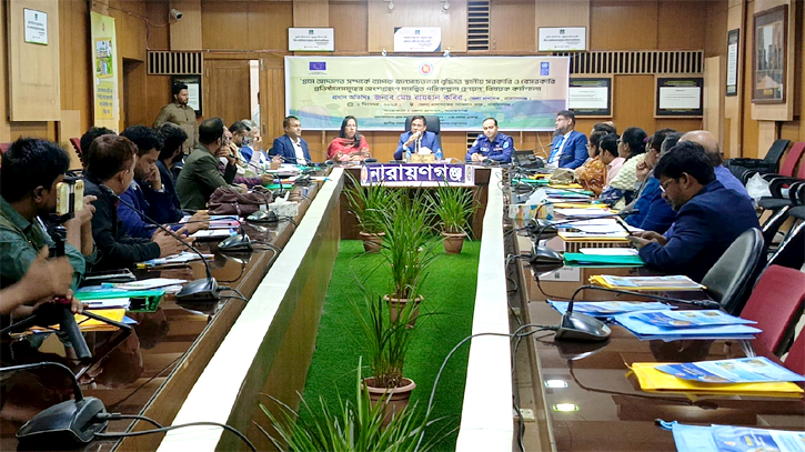 গ্রাম আদালত সম্পর্কে জনসচেতনতা বৃদ্ধি ও গতিশীল করতে কর্মশালা 