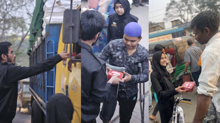 চাষাড়াসহ ৫টি বিভাগে ৫০০ মানুষের মাঝে লজিক অব বাংলাদেশের ইফতার বিতরণ