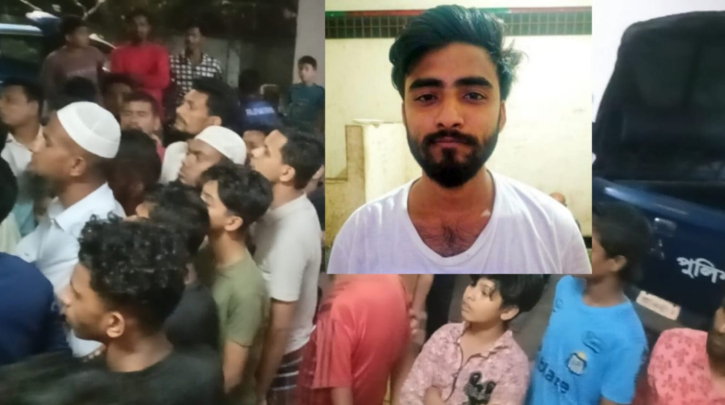 ফতুল্লায় দূর্জয় বাহিনীর বিরুদ্ধে থানার সামনে বিক্ষোভ