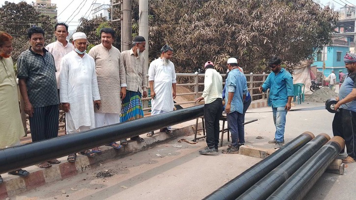 বন্দরে দীর্ঘদিনের গ্যাস সংকট নিরসনে সংস্কার কাজ শুরু