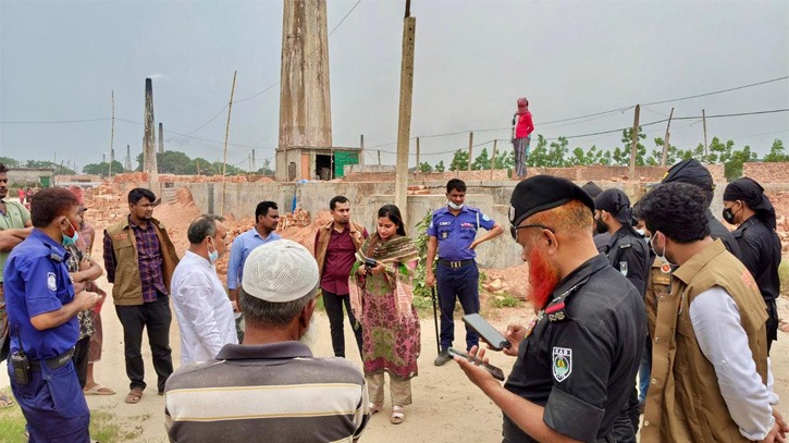 বক্তাবলীতে অবৈধ ইটভাটার বিরুদ্ধে অভিযান, জরিমানা ১ লাখ ২০ হাজার টাকা